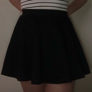 Forever 21 black skater skirt